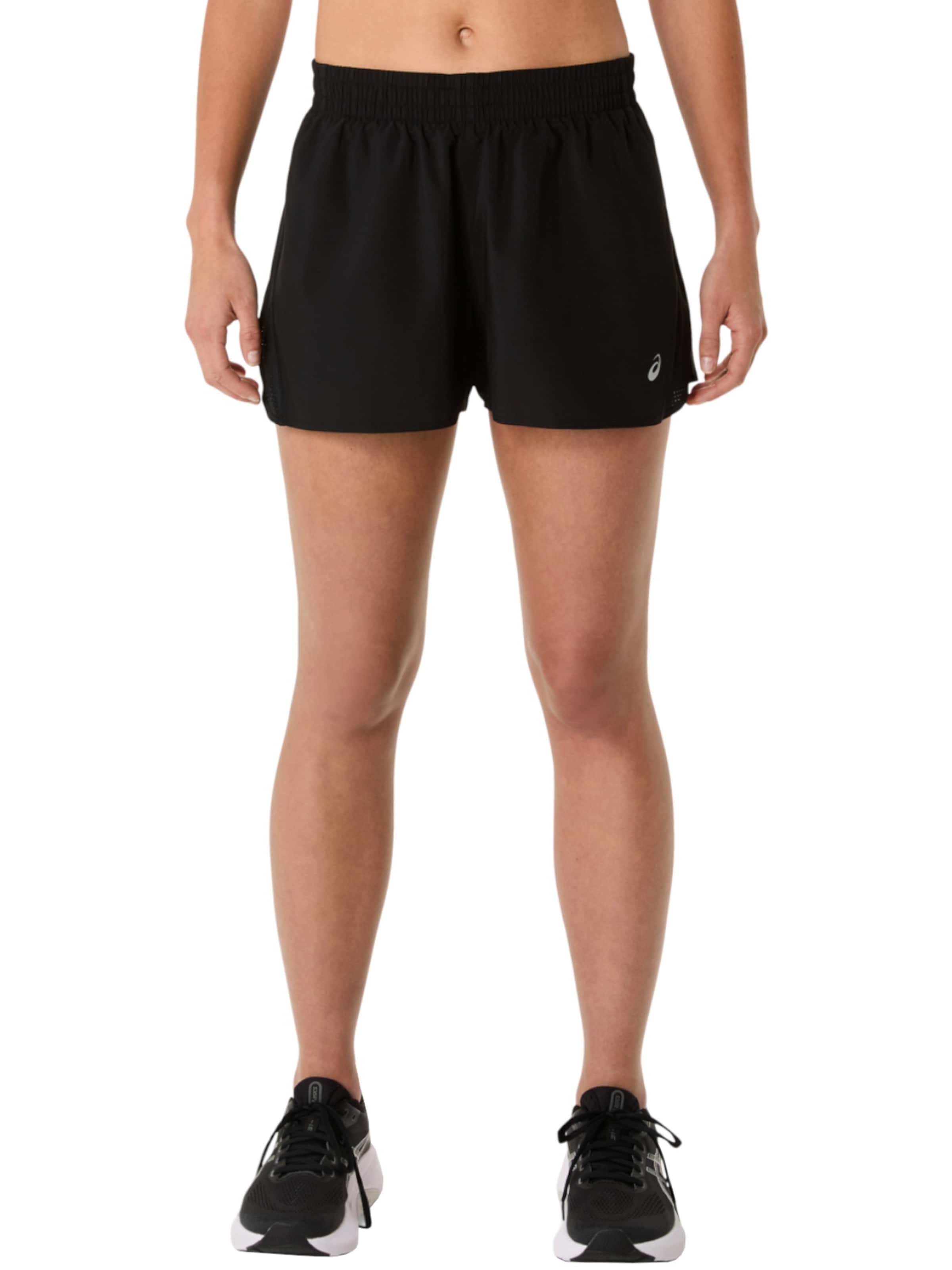 ASICS Workout Pants in Black: front