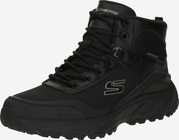 Boots stringati 'HILLCREST 2.0' di SKECHERS in nero: frontale