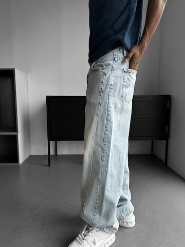 Kleidermafia Regular Jeans 'Relax Fit Line Jeans - Light Blue' in Blauw