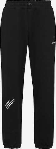 Plein Sport Loosefit Broek 'Scratch' in Zwart: voorkant