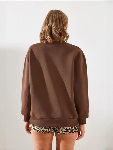 Sweat-shirt Bianco Lucci en marron