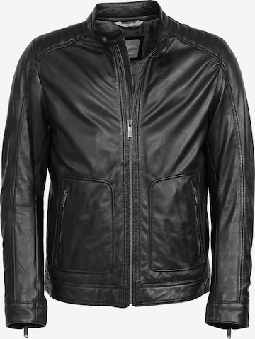 JCC Lederjacke in Schwarz: Vorderseite