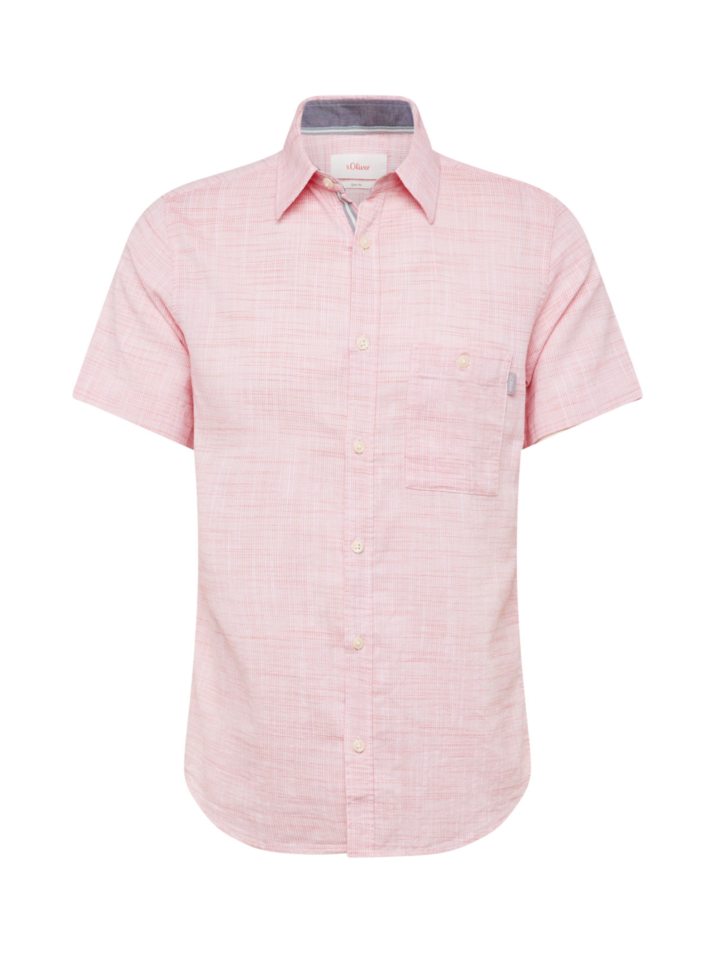 s.Oliver Regular fit Overhemd in Roze: voorkant