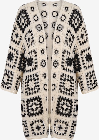 IZIA - Kimono em bege: frente