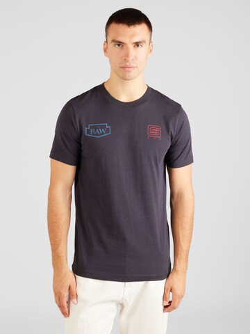 Tricou de la G-STAR pe negru: față