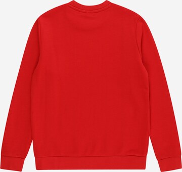 Coupe regular Sweat-shirt 'Trefoil Crew' ADIDAS ORIGINALS en rouge