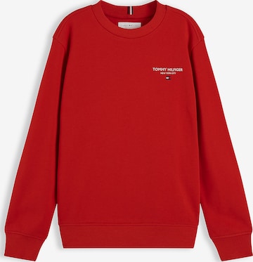 TOMMY HILFIGER Sweatshirt 'Essential' in Rot: Vorderseite
