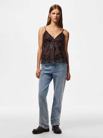 Top 'EVITA' di PIECES in marrone