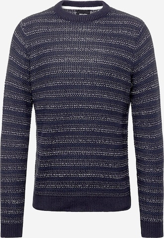 Pull-over 'DEL' Only & Sons en bleu : devant