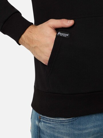 Boxeur des Rues Sweatshirt 'Hooded Sweatshirt' in Black