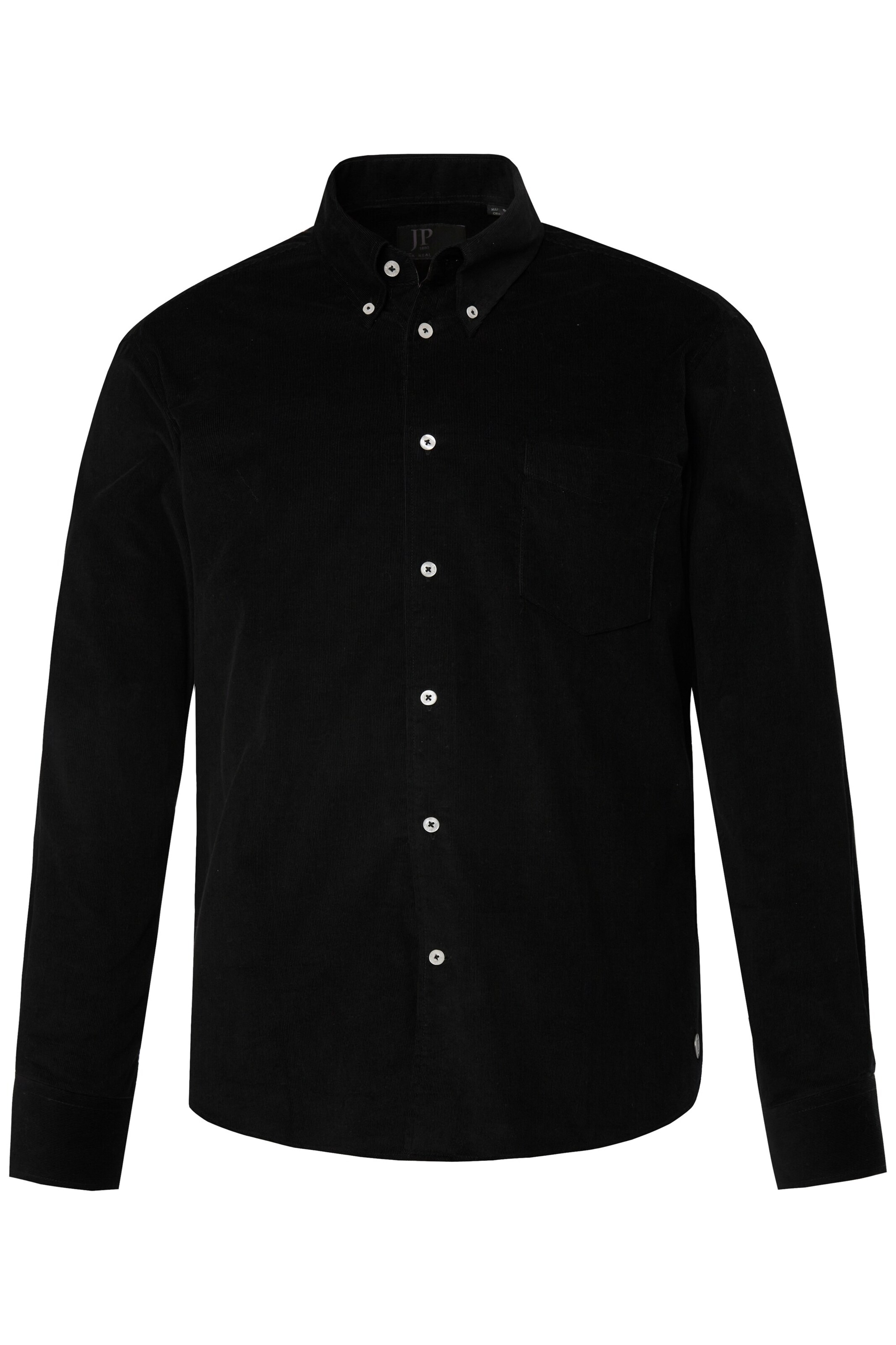 JP1880 Regular fit Button Up Shirt in Black: front