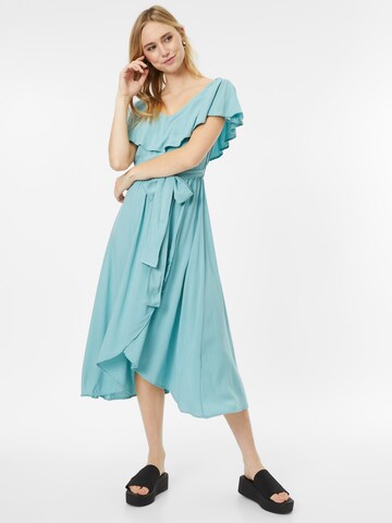 Trendyol Letní šaty – modrá: přední strana