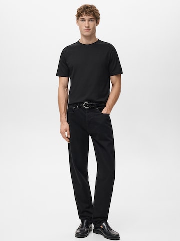 MANGO MAN T-shirt 'CHERLO' i svart