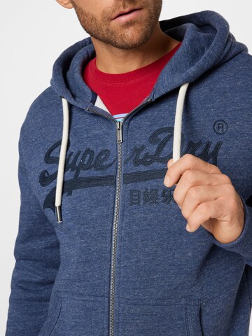 Veste de survêtement Superdry en bleu