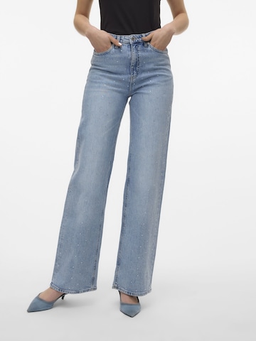 VERO MODA Wide leg Jeans 'TESSA' in Blue: front