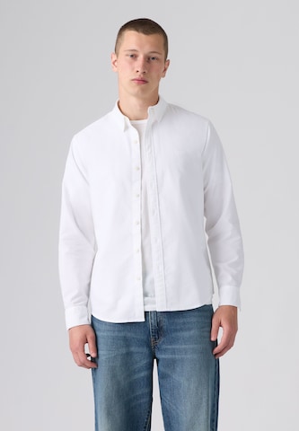 LEVI'S ® Regular fit Button Up Shirt 'Battery Housemark' in White: front