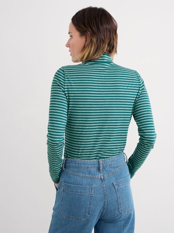 Seasalt Cornwall Shirt 'Landing' in Groen