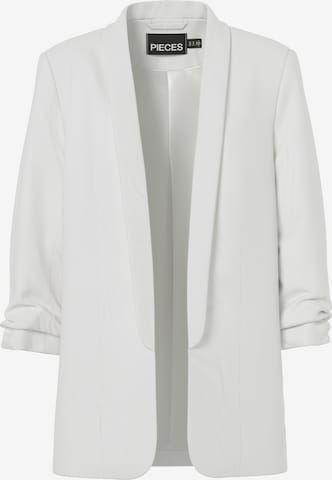 Blazer 'PCBOSELLA' di PIECES in bianco: frontale