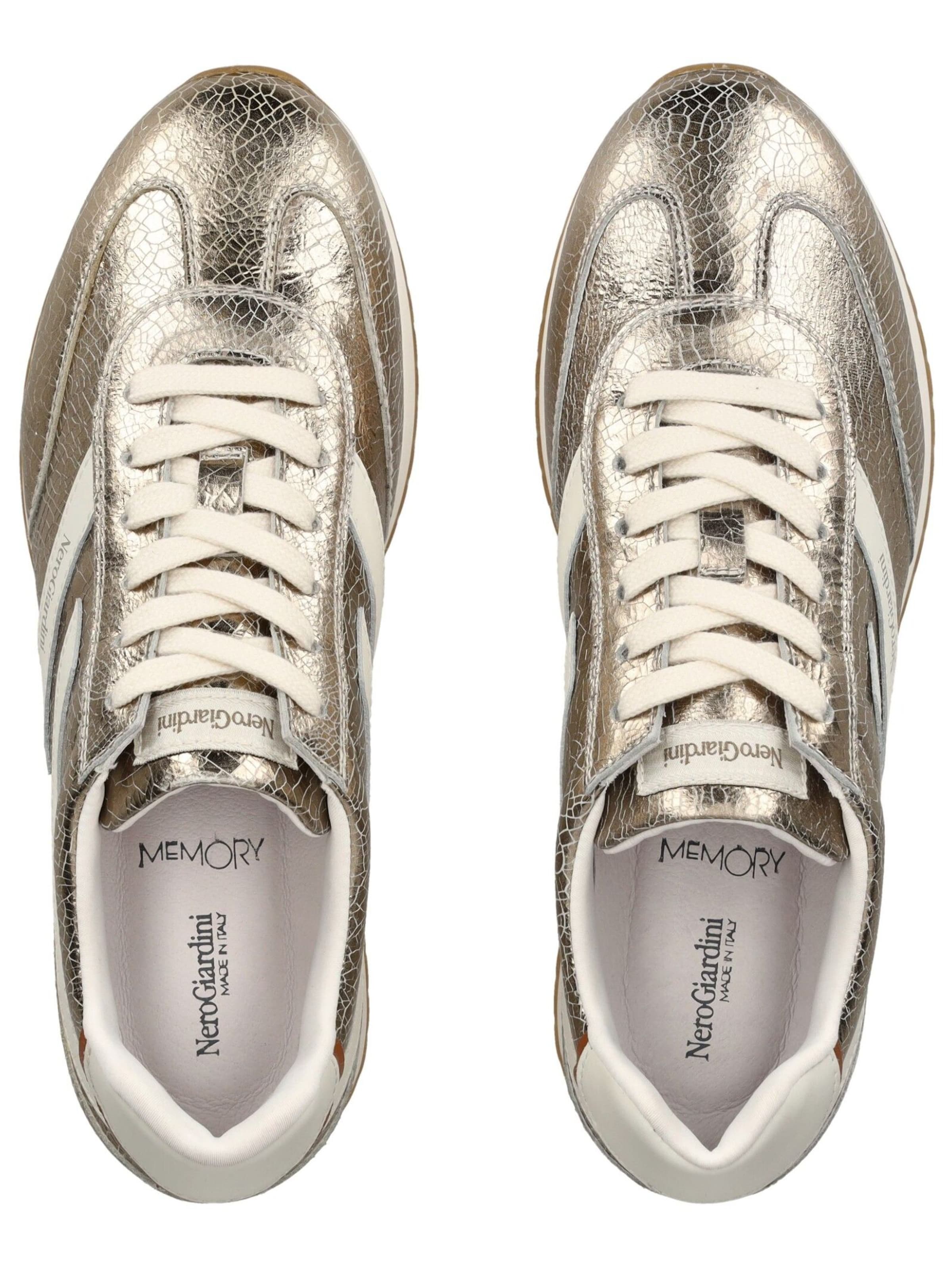 Nero Giardini Platform trainers in Gold