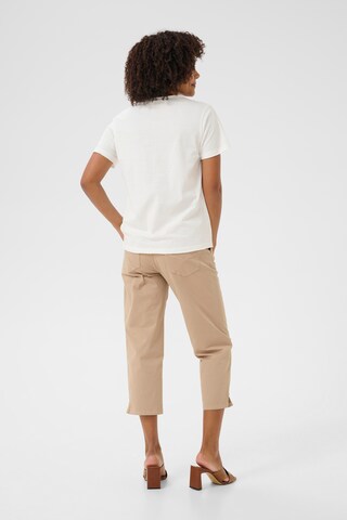 Cream Shirt 'Elvika' in White