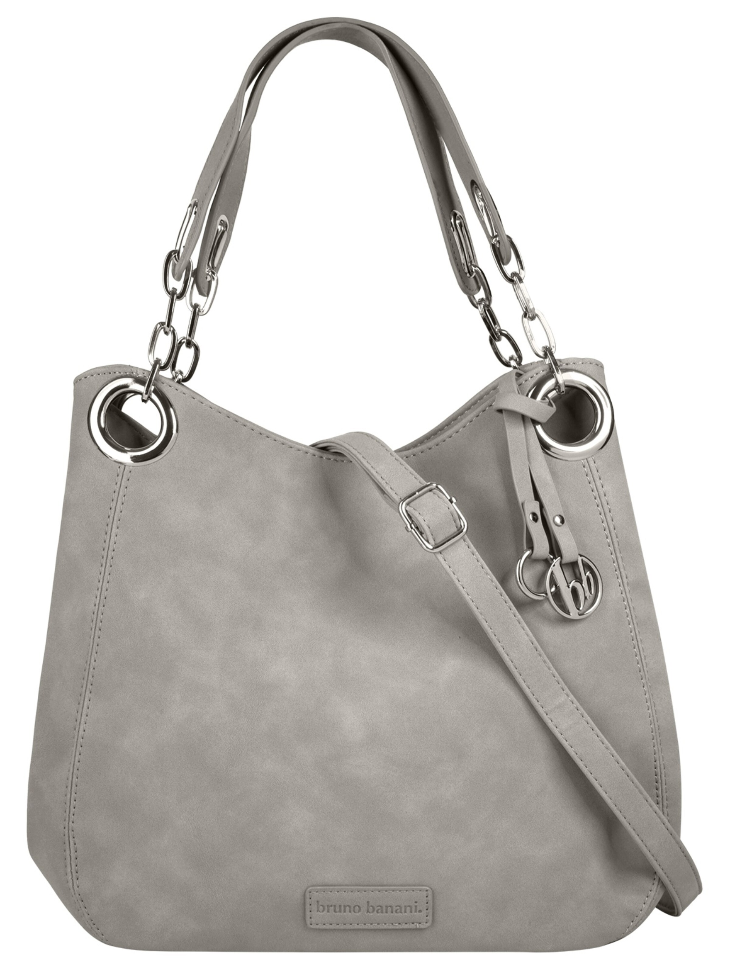 Bruno Banani Schultertasche‌‌ in Grau: Vorderseite