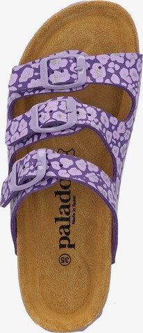 Palado Slippers 'Kids Capri G Print' in Purple