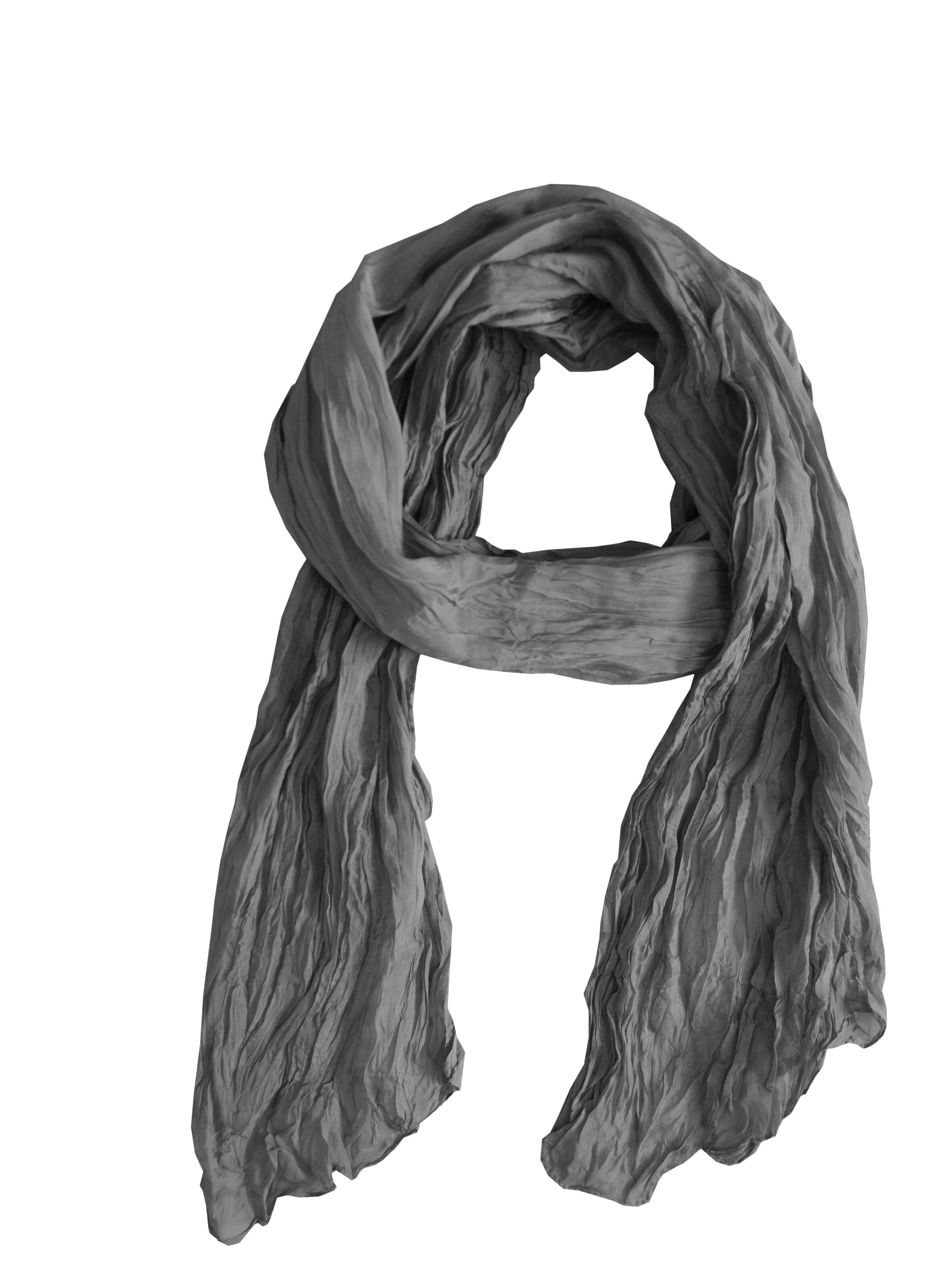 Posh Gear Scarf 'Wrinkle scarf' in Grey
