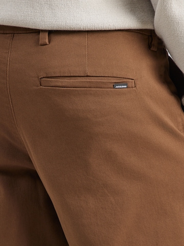 JACK & JONES regular Παντελόνι τσίνο 'JPSTOLLIE DYLAN' σε καφέ