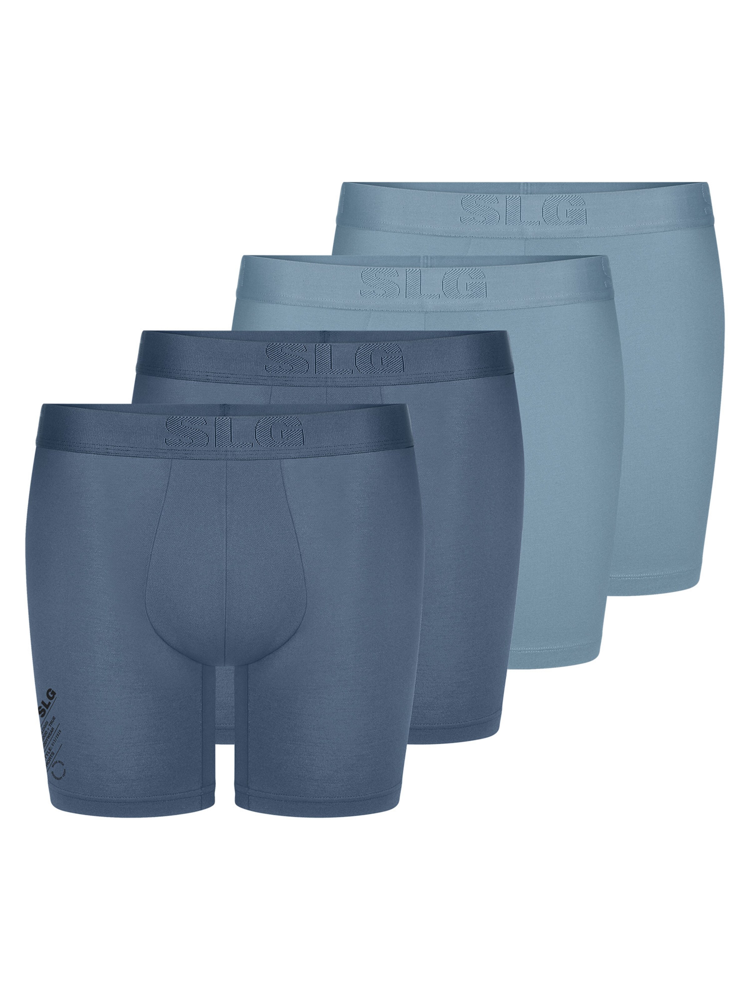 SLOGGI Boxershorts 'SLG Base Soft' in de kleur Blauw, Productweergave