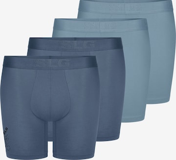 SLOGGI Boxer shorts 'SLG Base Soft' in Blue: front