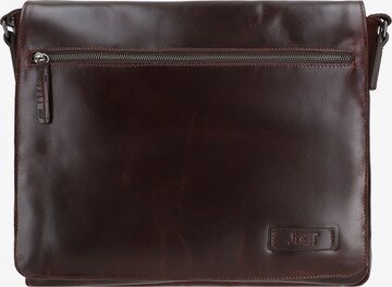 JOST Document Bag 'Trelleborg' in Brown: front