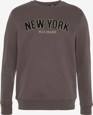 H.I.S Sweatshirt in Grau: Vorderseite