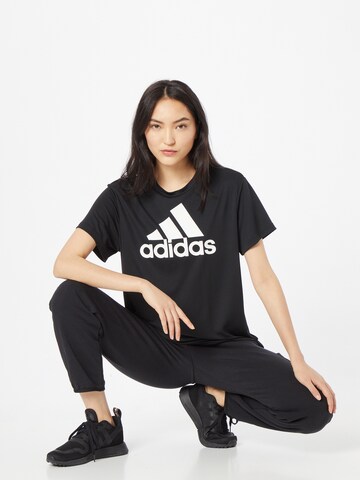 ADIDAS SPORTSWEAR Performance Shirt 'Truestrength ' in Black