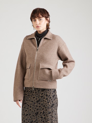 ARMEDANGELS Gebreid vest in Bruin: voorkant