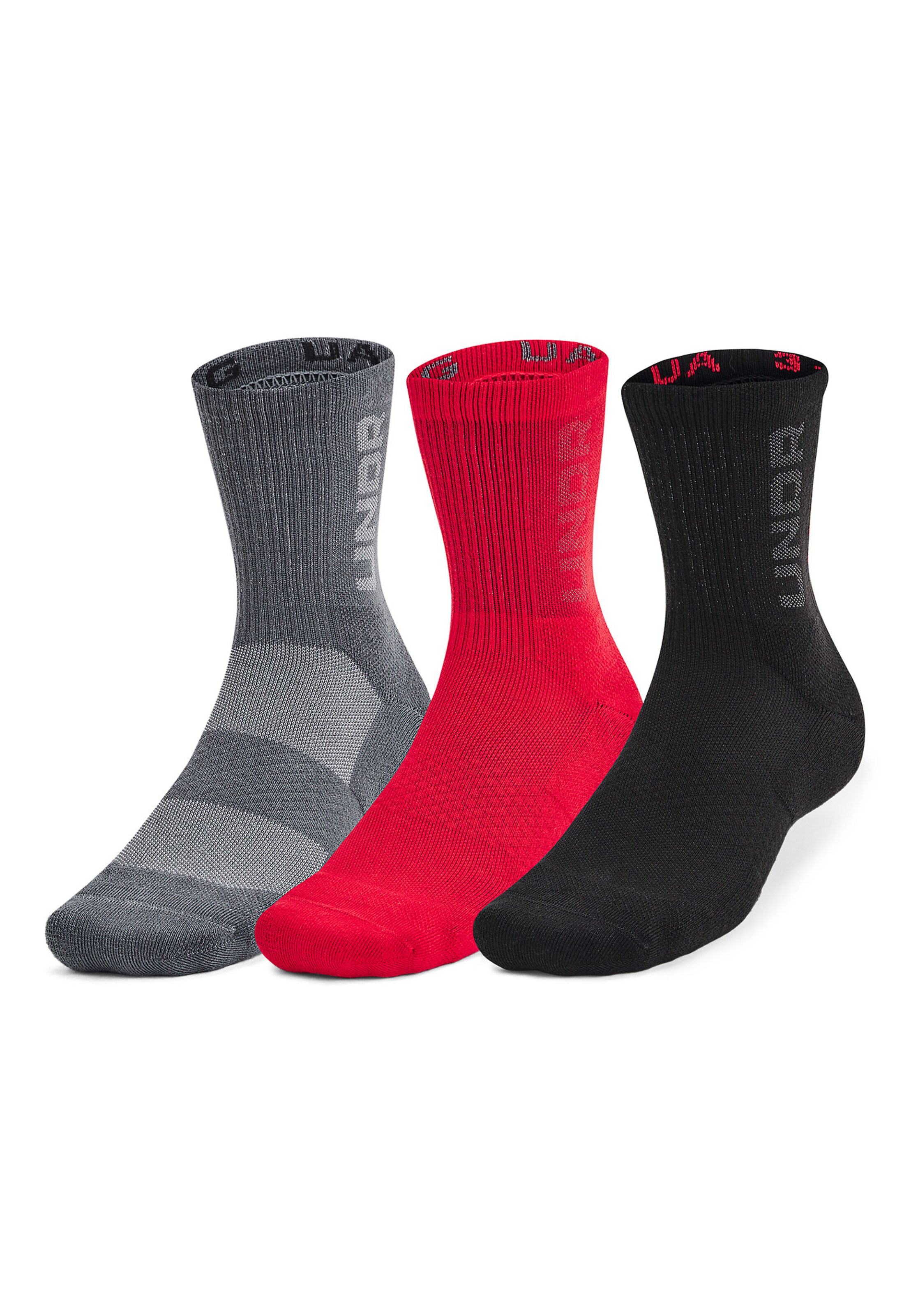 UNDER ARMOUR Sports socks in Grey: front