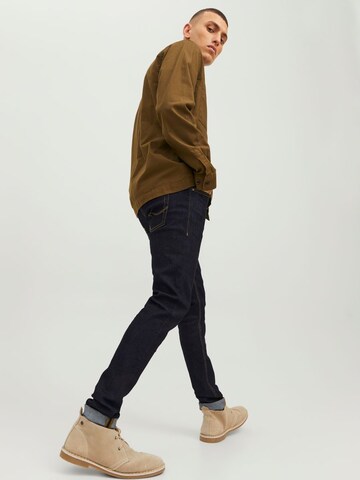 Coupe slim Jean 'Glenn' JACK & JONES en bleu