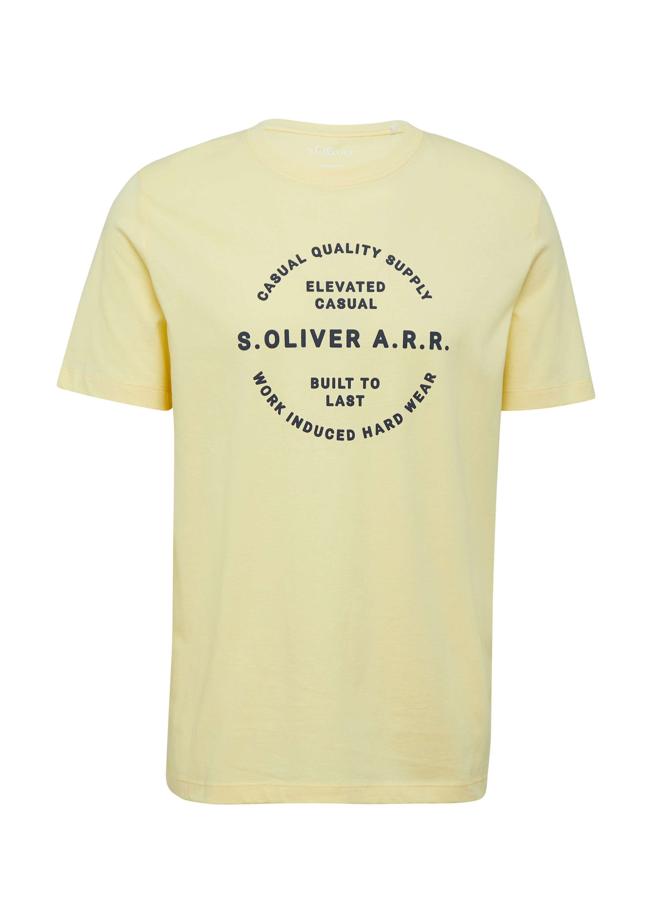 s.Oliver Shirt in Gelb: Vorderseite