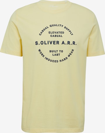 s.Oliver Shirt in Yellow: front