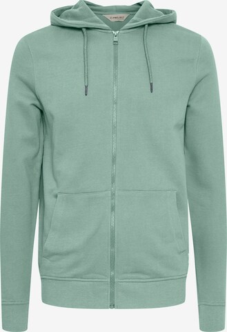 11 Project Zip-Up Hoodie 'Thorbjörn' in Green: front
