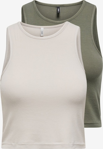 Haut 'ONLBelia' ONLY en beige : devant