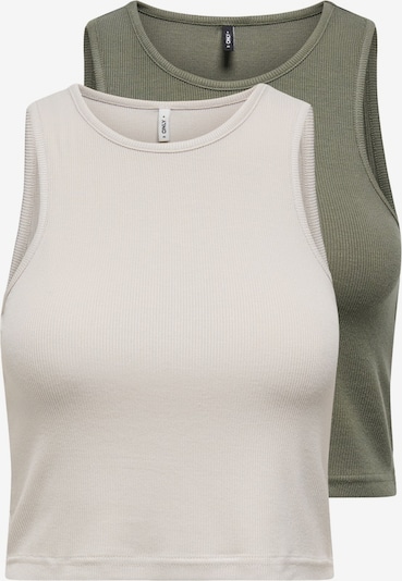 ONLY Top 'ONLBelia' u svijetlobež / maslinasta, Pregled proizvoda