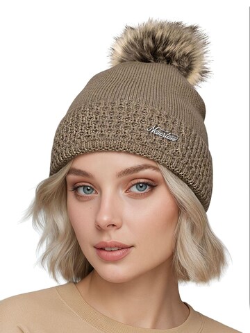 Neverless Beanie 'Finnja' in Brown: front