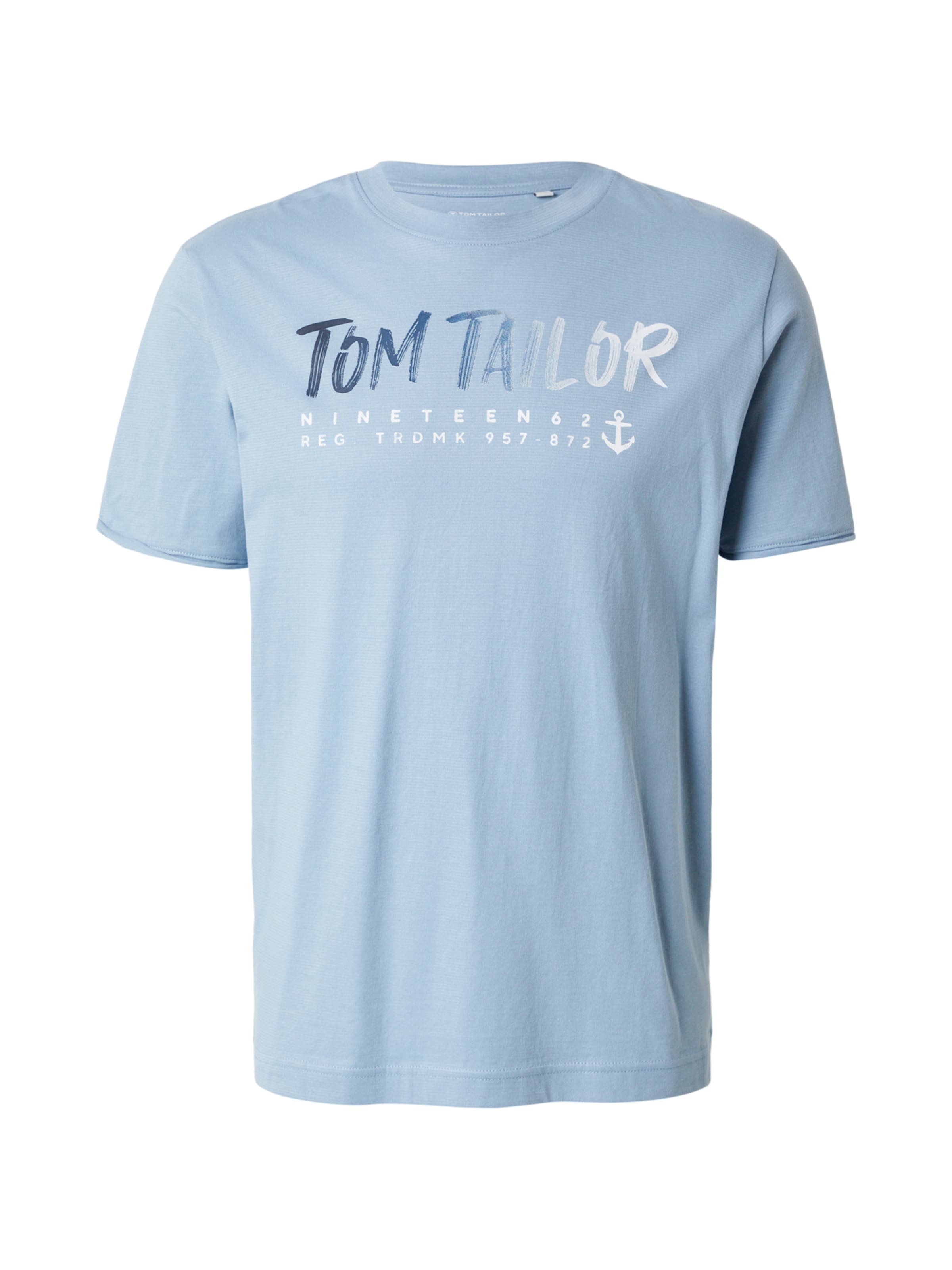 T-Shirt TOM TAILOR en bleu : devant