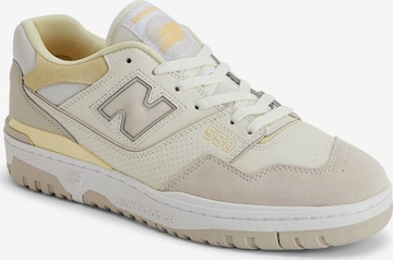 Baskets basses '550' new balance en blanc : devant
