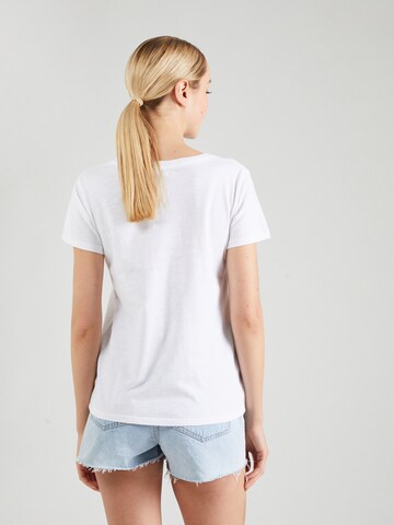 LEVI'S ® Тениска 'Graphic Perfect Vneck' в бяло