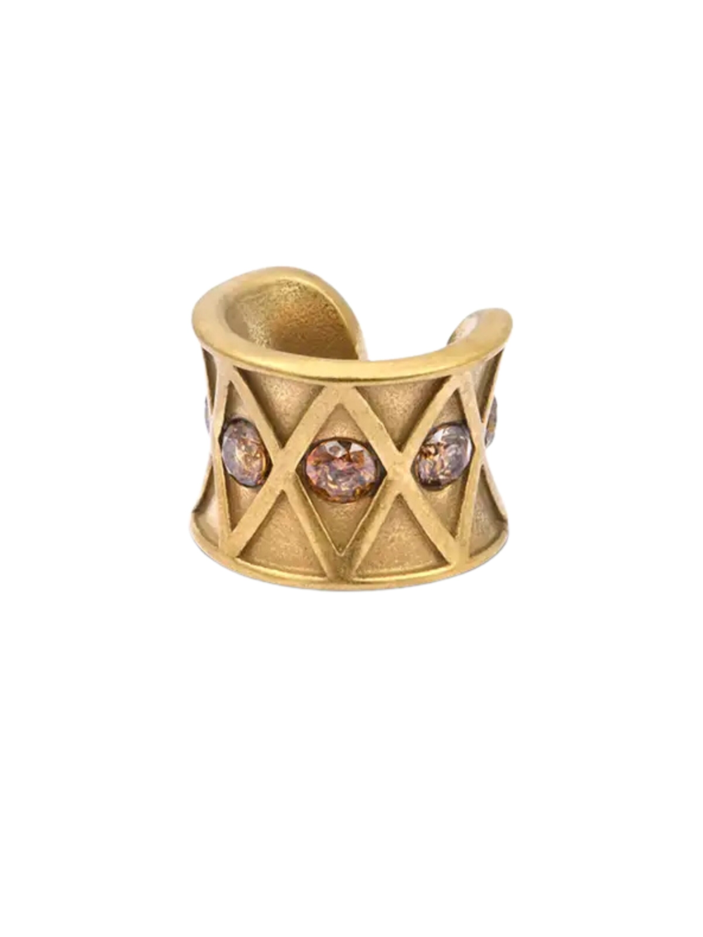 YParis Oorbellen 'KURO' in 3 x 1,5 cm in de kleur Goud, Productweergave