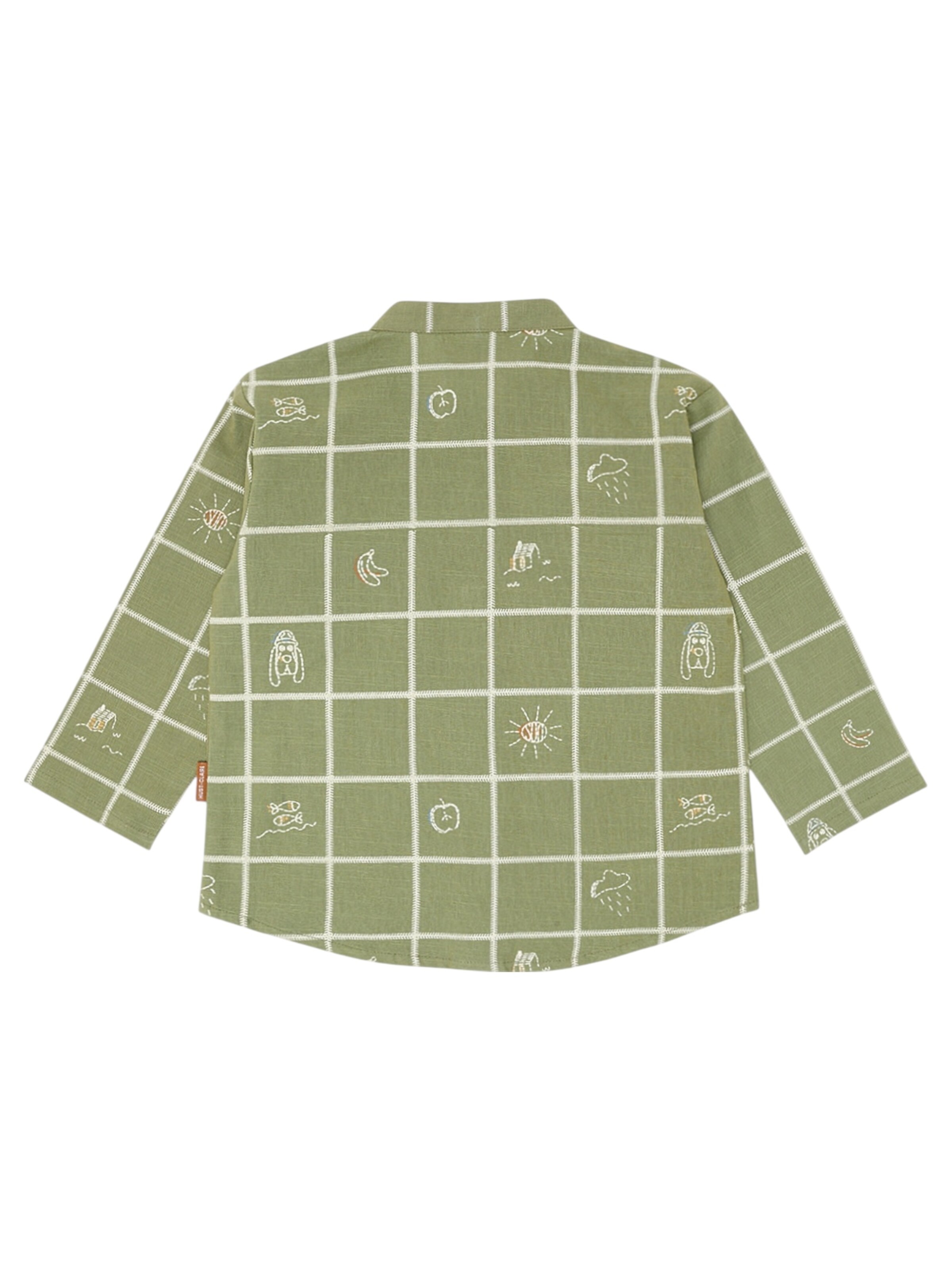 Hust & Claire Regular fit Button Up Shirt in Green
