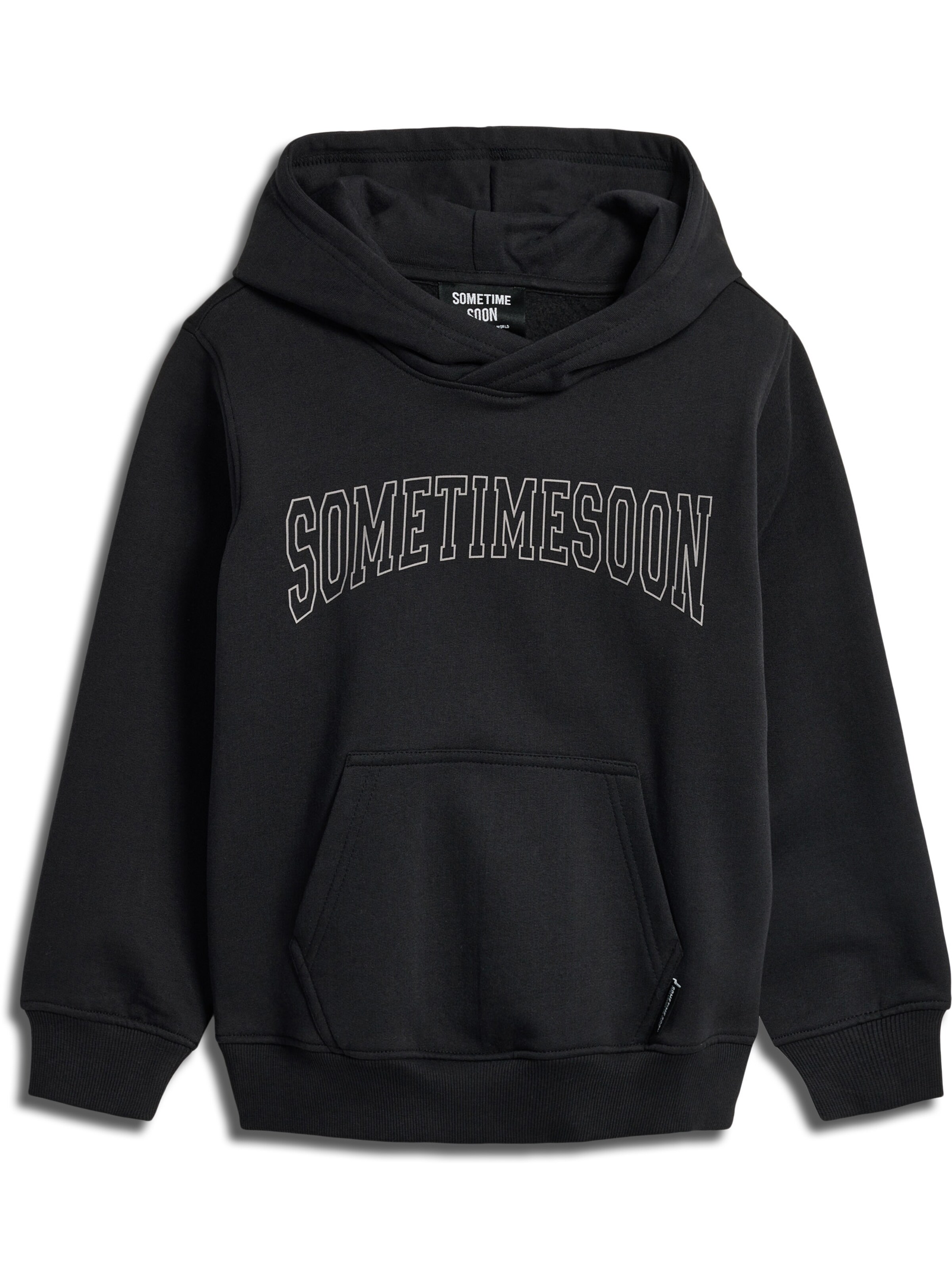 SOMETIME SOON Mikina 'Ocean' - Čierna: predná strana