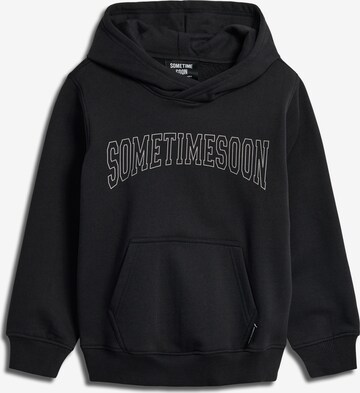 SOMETIME SOON Sweatshirt 'Ocean' in Black: front