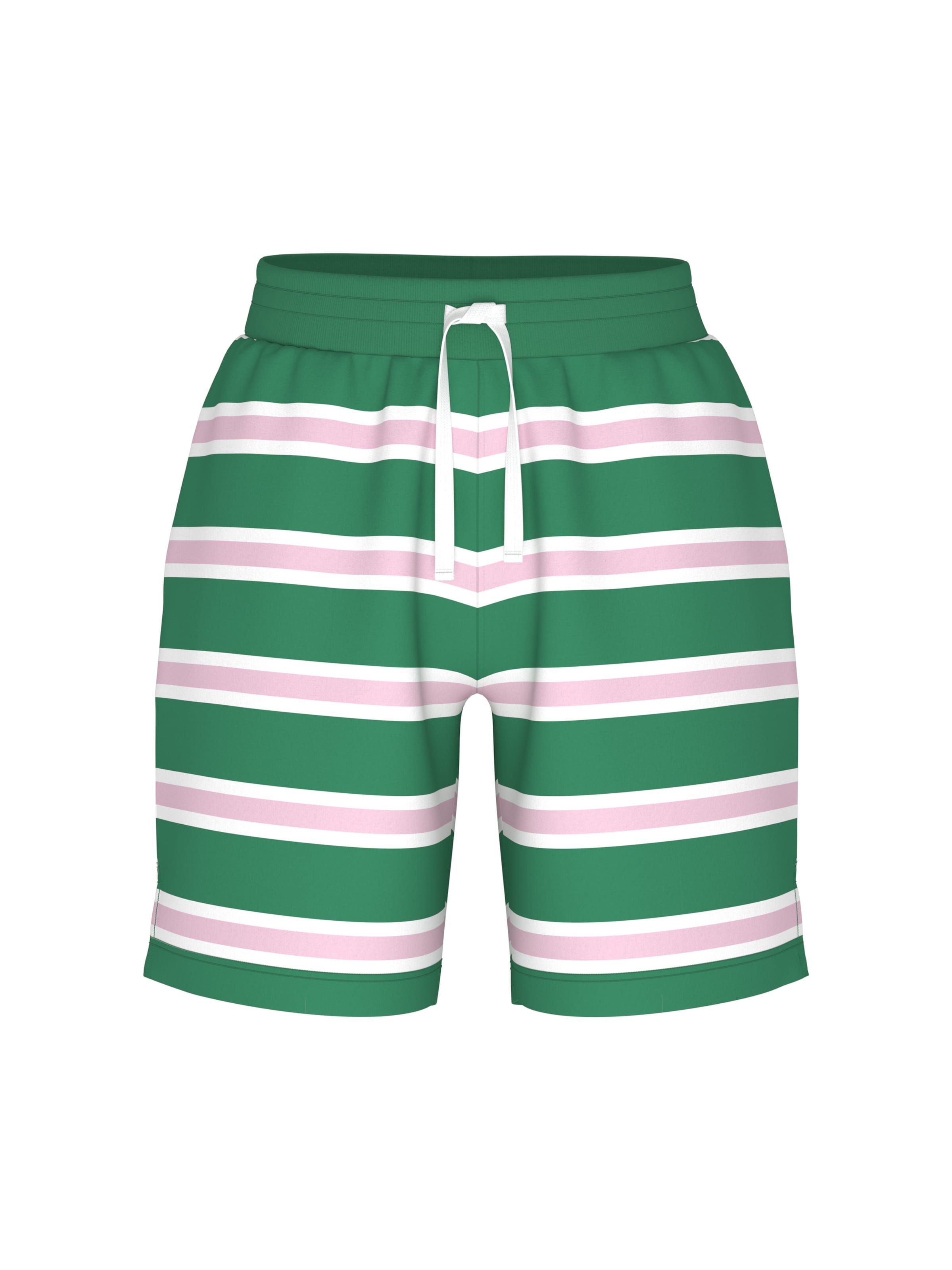 Mey Pajama pants 'Touchline Stripes' in Green: front